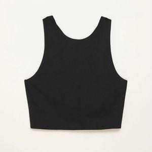 Girlfriend Collective Dylan bra/crop top, black XL